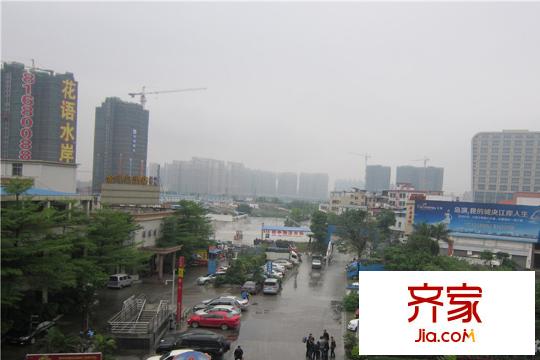 花语水岸小区鸟瞰(2015-3-26)