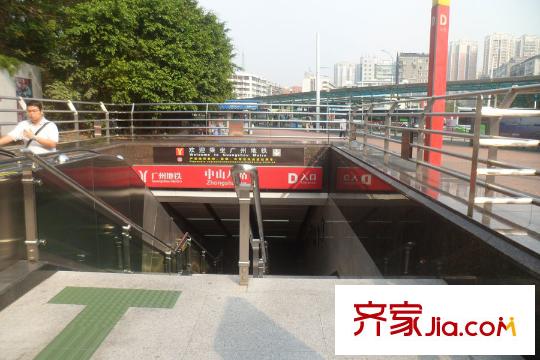荔港南湾1000米内的中山八地铁站