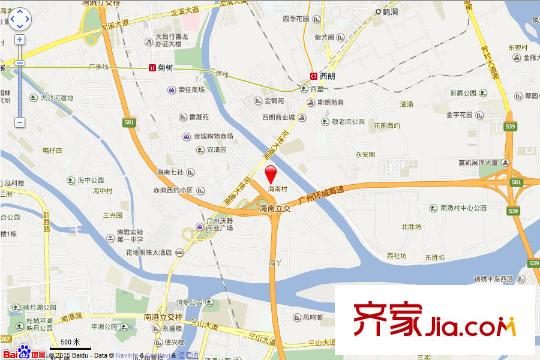 富凯星堤区位图