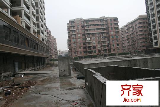 白天鹅花园・御江工程进度2013-4-3