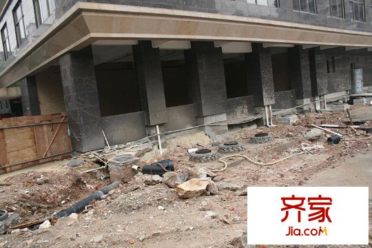 白天鹅花园・御江工程进度2013-4-3
