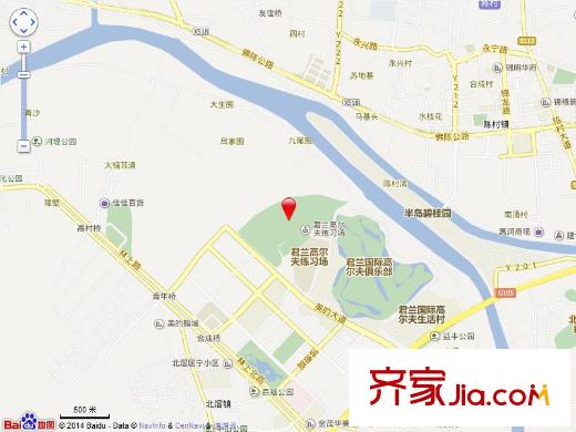 美的君兰江山交通图