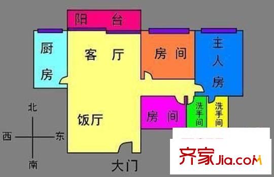 康丽居户型图3室2厅 户型图 3室2厅2卫1厨
