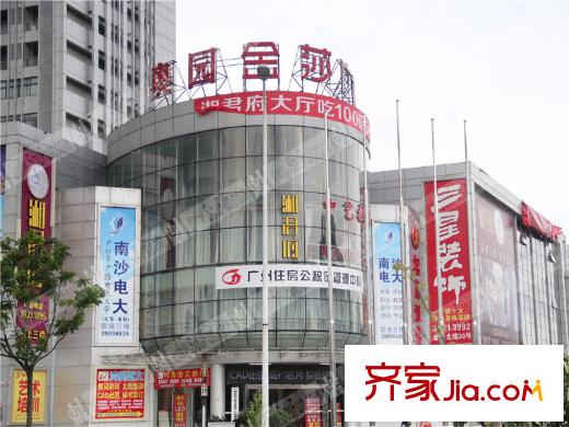 广州南沙万达广场项目1公里范围内的奥园金莎广场