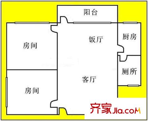 赤岗苑 0室 户型图