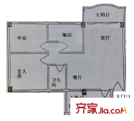 中信乐涛苑 0室 户型图