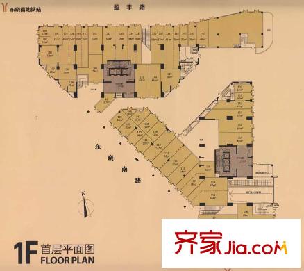 馨润尚寓户型图商铺首层平面图