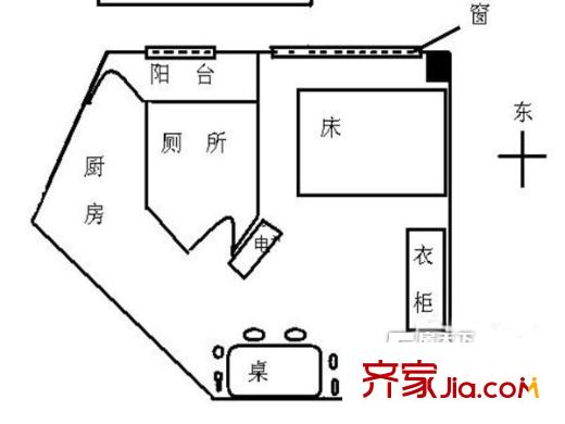 明轩户型图1室2厅户型图 1室2厅1卫1厨
