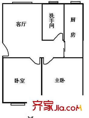 羊城苑2室户型图