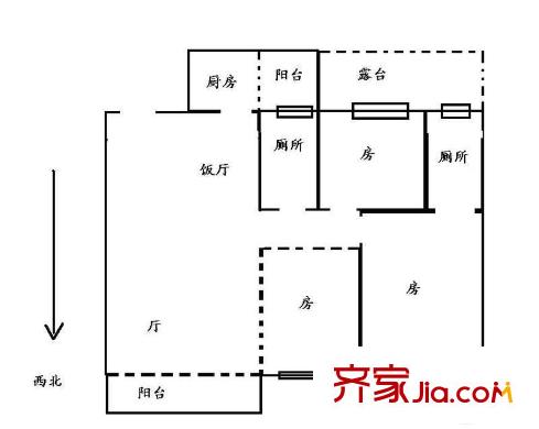 丽晴轩 0室 户型图