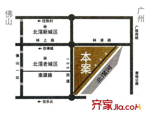 深业城交通图