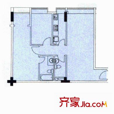 天文苑户型图2室2厅 户型图 2室2厅2卫1厨