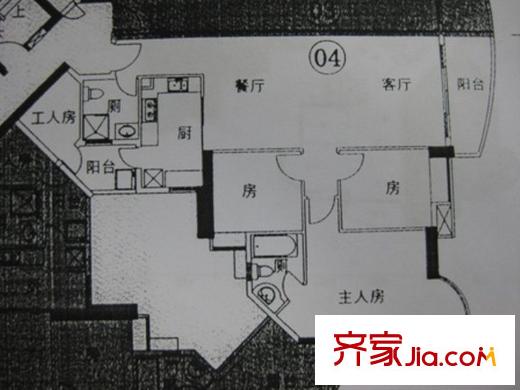 富力御龙庭 0室 户型图