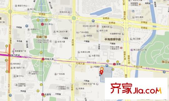 中海花城湾交通图