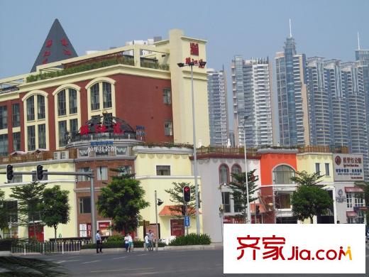 中海花城湾配套图斜对面的拉里红公馆