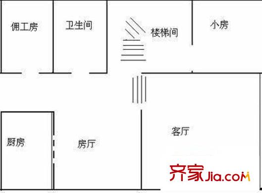 广州奥林匹克花园户型图2室2厅户型图 2室2厅1卫1厨