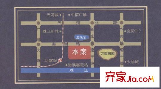 罗马家园交通图