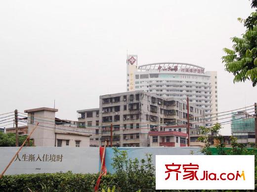 敏捷莱茵花园项目步行5分钟的中山大学附属博济医院