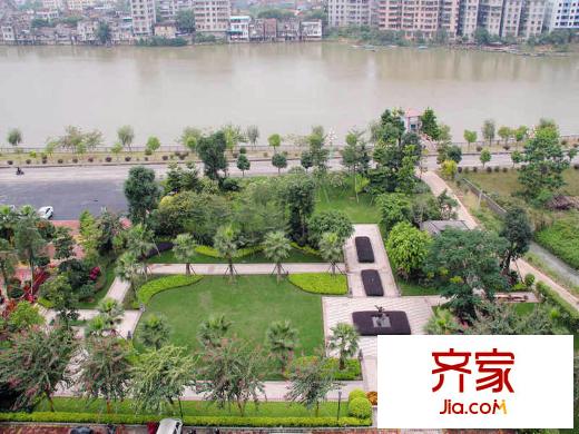 敏捷莱茵花园俯瞰小区园林(2013_01)