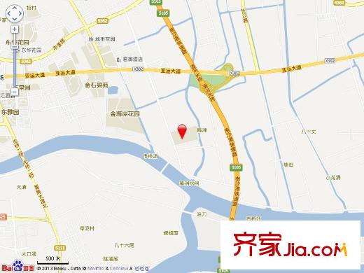 东湖洲花园交通图