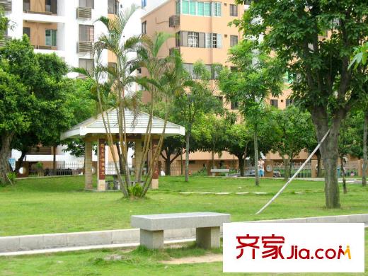 庄士映蝶蓝湾小区往西200米休闲绿化广场