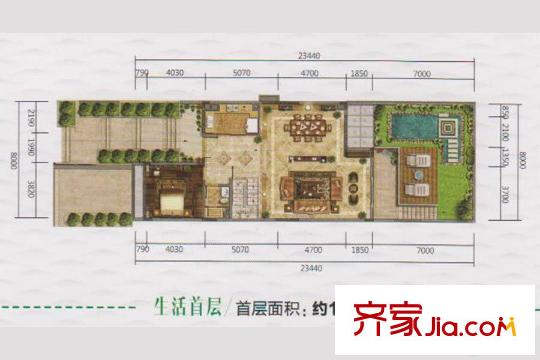 齐家网>找小区>广州>从化市>雅居乐小院流溪>户型图>