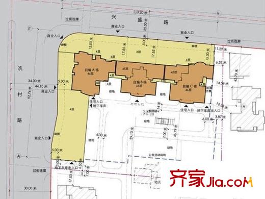 尚东君御小区区位图