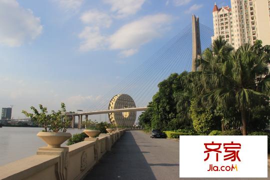 锦绣半岛对面江景(2015-6)