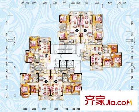 锦绣半岛东区16座标准平层图