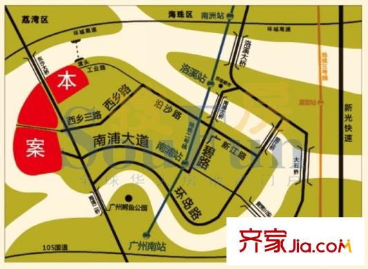 锦绣半岛交通图