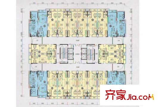 敏捷・星悦国际2栋底层平面图