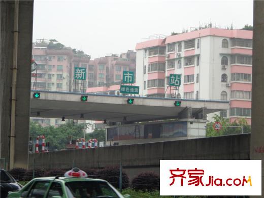 广百新城邦项目距离项目500米高速入口