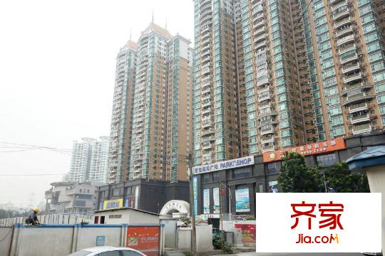 鸿益华府小区花园实景(2015-01-21)