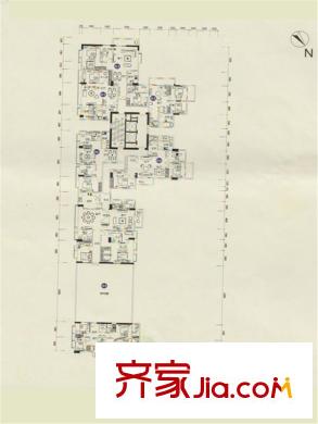 凤乐雅轩A栋18-23层标准层