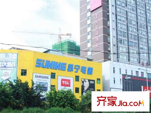 骏御华庭苏宁电器 国美电器 离项目1个公交站