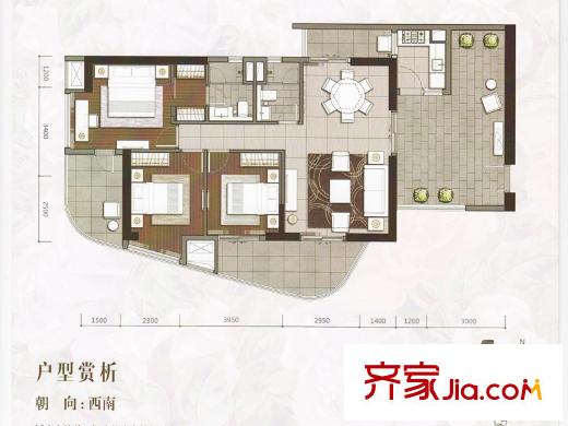 文德先生住宅05单元 3室2厅2卫1厨