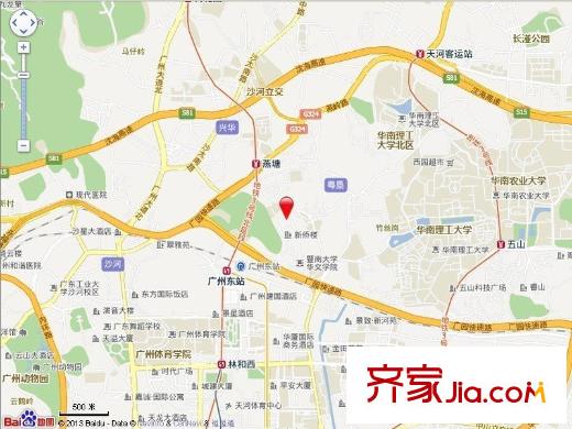 观山苑三期交通图