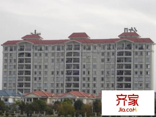 金碧御水山庄外景图