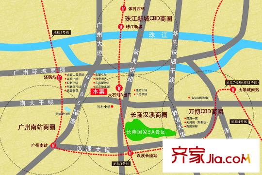 悦尚公馆交通图