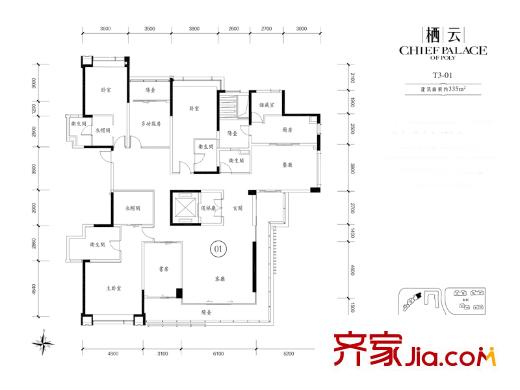 广州保利云禧户型图-齐家网小区库