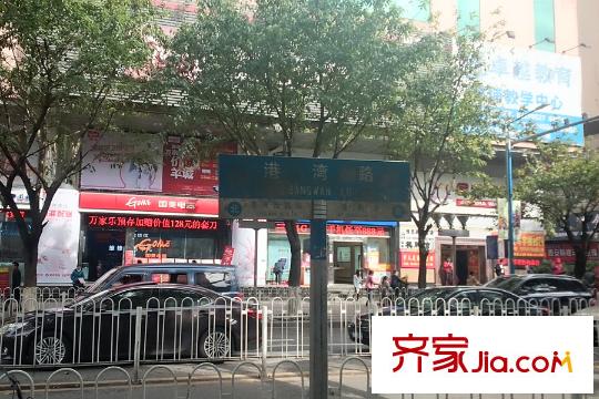 中交港湾国际项目旁港湾路实景