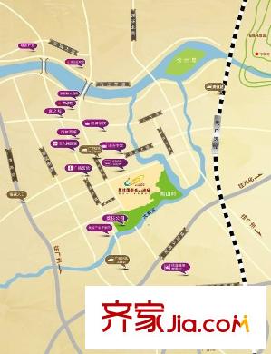 碧桂園?輕軌悅城區(qū)位圖