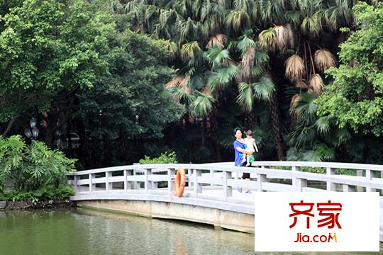 丽江如英居小区内醉心湖一角(2015-9)