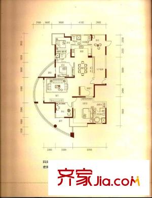 圣莫丽斯三期 0室 户型图