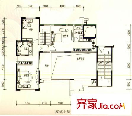 振业城五期 3室 户型图