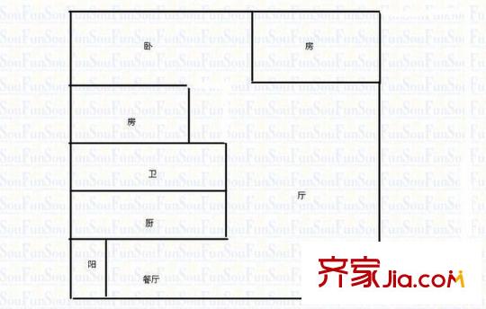 紫薇花园 0室 户型图
