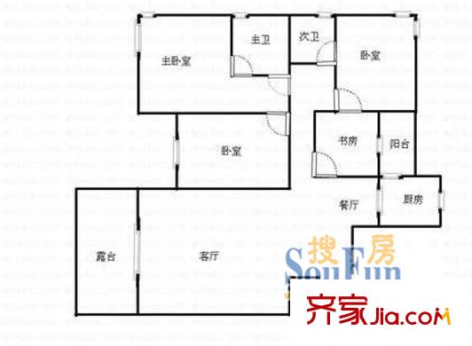 科苑花园36区 户型图14