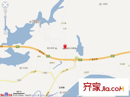 惠州雅居乐白鹭湖交通图