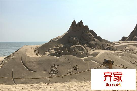 保利金町湾项目50米处沙雕(2015-10-13)