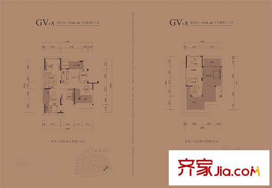 城建仁山智水花园GV-8洋房 4室2厅3卫1厨
